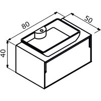 Товар: Тумба с раковиной Orka Craft 80 5003987 подвесная Орех Антрацит - фото 7 Тумба с раковиной Orka Craft 80 5003987 подвесная Орех Антрацит — фото 7, Мебель для ванной
