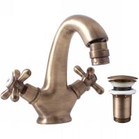 Смеситель для биде Rav Slezak Morava retro MK143.5SM Бронза — фото 1, Смесители для биде