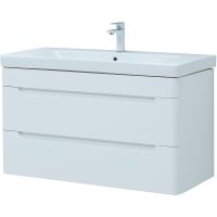 Товар: Тумба с раковиной Aquanet София 105 274196 подвесная Белый глянец - фото 3 Тумба с раковиной Aquanet София 105 274196 подвесная Белый глянец — фото 3, Тумбы с раковиной