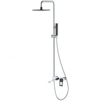 Душевая система Boheme Q 148-CRB Хром Черная — фото 1, Душевое оборудование. Душевая программа