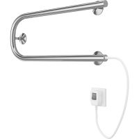 Электрический полотенцесушитель Terminus П-образный 600x200 4620768883941 Хром — фото 1, Электрические полотенцесушители