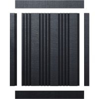 Декоративная панель HIWOOD LV128 BK114K 2700x120x12 мм — фото 4, Панели