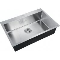 Кухонная мойка ZorG Steel Hammer 75 SH 7551 Нержавеющая сталь — фото 1, Кухонные мойки