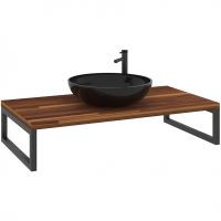 Консоль под раковину Orka Kestel 95 3001038 Орех — фото 1, Консоли для раковины