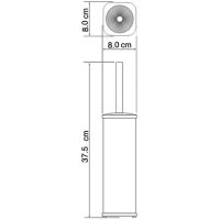 Ершик для унитаза WasserKRAFT Amper Black K-1117B Черный матовый — фото 4, Ершики для унитаза