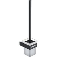 Ершик для унитаза Boheme Q 10954-CR-B Черный Хром — фото 1, Ершики для унитаза