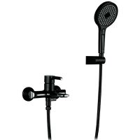 Товар: Смеситель для ванны Gappo G03-6 G3203-6 Черный матовый Хром - фото 2 Смеситель для ванны Gappo G03-6 G3203-6 Черный матовый Хром — фото 2, Смесители