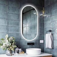 Зеркало Континент Delight  550х1000 ЗЛП458 с подсветкой с сенсорным выключателем — фото 2, Зеркала в ванную комнату