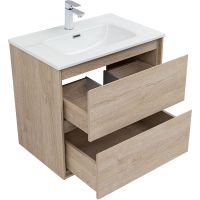 Товар: Тумба под раковину Aquanet Милан 70 336383 подвесная Дуб светлый - фото 3 Тумба под раковину Aquanet Милан 70 336383 подвесная Дуб светлый — фото 3, Мебель для ванной