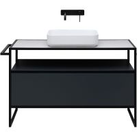 Товар: Тумба под раковину Allen Brau Priority 120 1.31004.AM Антрацит матовый - фото 4 Тумба под раковину Allen Brau Priority 120 1.31004.AM Антрацит матовый — фото 4, Тумбы под раковину