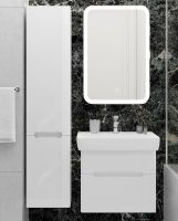 Товар: Зеркало Laparet Accord 60 Acc.03.60/W с подсветкой с сенсорным выключателем и подогревом - фото 3 Зеркало Laparet Accord 60 Acc.03.60/W с подсветкой с сенсорным выключателем и подогревом — фото 3, Мебель для ванной