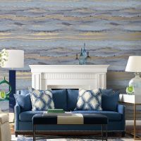 Товар: Обои Bruno Zoff Silver 60116-3 Фольга на флизелине (1,06*10,05) Синий, Линии - фото 3 Обои Bruno Zoff Silver 60116-3 Фольга на флизелине (1,06*10,05) Синий, Линии — фото 3, Обои для стен