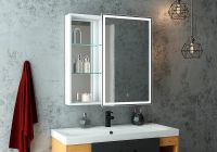 Зеркальный шкаф Континент Aperio LED 80 R МВК007 с подсветкой Белый — фото 8, Зеркальные шкафы в ванную