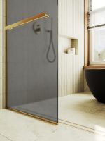 Товар: Душевая перегородка Maybah Glass MGD-736-3у 890x1950 в узком профиле Золото стекло графитовое матовое - фото 6 Душевая перегородка Maybah Glass MGD-736-3у 890x1950 в узком профиле Золото стекло графитовое матовое — фото 6, Душевые перегородки