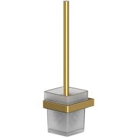 Ершик для унитаза Whitecross Cubo gold brushed CU2470GLB Брашированное золото — фото 1, Ершики для унитаза