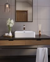 Товар: Раковина Koller Pool Kvadro 60 KR-0600M-WB Белая - фото 2 Раковина Koller Pool Kvadro 60 KR-0600M-WB Белая — фото 2, Раковины