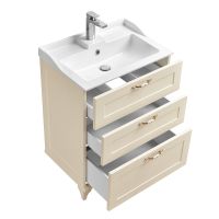 Тумба под раковину Aquaton Леон 65 Н 1A194601LBPR0 Дуб бежевый — фото 2, Тумбы под раковину