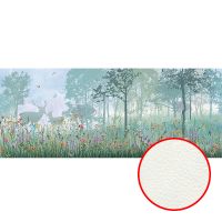 Фреска Ortograf Flora 31267 Фактура флок FLK Флизелин (6,7*2,7) Зеленый, Деревья/Животные/Природа — фото 1, Фрески