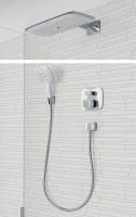 Товар: Смеситель для душа Hansgrohe PuraVida 15771000 с термостатом Хром - фото 2 Смеситель для душа Hansgrohe PuraVida 15771000 с термостатом Хром — фото 2, Смеситель для душа
