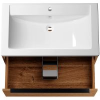 Товар: Тумба под раковину WellWant Rovero 80 WWTRN0821EB подвесная Дуб - фото 4 Тумба под раковину WellWant Rovero 80 WWTRN0821EB подвесная Дуб — фото 4, Мебель для ванной