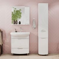 Тумба под раковину Volna Adel 60.2Y tnADEL60.2Y-01 Белая — фото 6, Тумбы под раковину