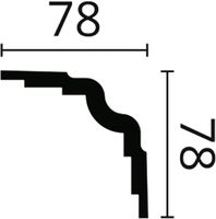 Карниз NMC Wallstyl Essenza DSCLWT200250 2000x78x78 мм — фото 3, Карнизы