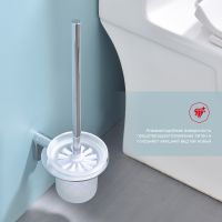 Ершик для унитаза Raglo R300.10 Хром — фото 3, Ершики для унитаза