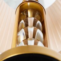 Настольная лампа Artelamp Jessica A4062LT-1PB Бежевая Полированная медь Прозрачная — фото 2, Настольные лампы