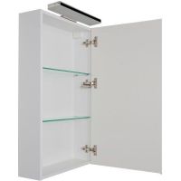 Зеркальный шкаф Aquanet Орлеан 50 R Белый арт-183075 — фото 5, Зеркальные шкафы в ванную