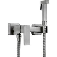 Гигиенический душ со смесителем Frap F7504-5 Сатин — фото 1, Гигиенические души