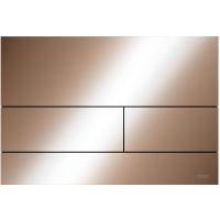 Клавиша смыва Tece Square II 9240841 для унитаза PVD Polished Red Gold — фото 1, Комплектующие для душевого оборудования
