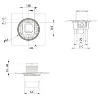 Товар: Душевой трап Berges Zentrum Norma 150x150 090463 с решеткой Хром матовый - фото 5 Душевой трап Berges Zentrum Norma 150x150 090463 с решеткой Хром матовый — фото 5, Трапы для душа