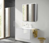 Зеркальный шкаф Esbano 60 ESMS5006NS с подсветкой с инфракрасным выключателем — фото 3, Зеркальные шкафы в ванную