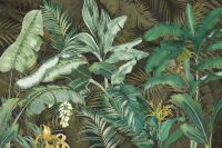 Фреска Ortograf Oasis 32730 Фактура бархат FX Флизелин (4,5*3) Коричневый/Зеленый, Листья — фото 2, Фрески