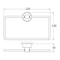 Кольцо для полотенец FBS Nostalgy NOS 022 Хром — фото 2, Полотенцедержатели