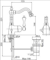 Товар: Смеситель для биде Cezares Margot MARGOT-BSM2-01-Bi Хром - фото 2 Смеситель для биде Cezares Margot MARGOT-BSM2-01-Bi Хром — фото 2, Смесители для биде