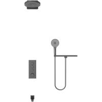 Товар: Душевая система Vincea Inspire VSFW-433TI1RGM с термостатом Вороненая сталь - фото 2 Душевая система Vincea Inspire VSFW-433TI1RGM с термостатом Вороненая сталь — фото 2, Душевое оборудование. Душевая программа