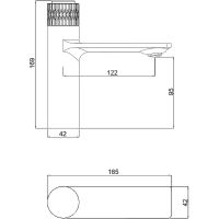 Товар: Смеситель для раковины Orange Push Хром арт-M01-021cr - фото 8 Смеситель для раковины Orange Push Хром арт-M01-021cr — фото 8, Смесители для раковины