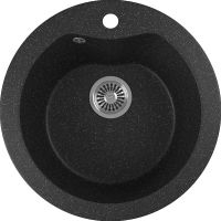 Кухонная мойка Domaci Бьелла DMC-08S GWS-08S-308 Черная — фото 1, Кухонные мойки