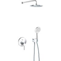 Товар: Душевая система Kludi Bozz 386710576 Хром - фото 1 Душевая система Kludi Bozz 386710576 Хром — фото 1, Встраиваемые душевые комплекты