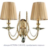 Настенный светильник Crystal Lux Victoria AP2 Gold Amber Янтарный Золото — фото 4, Светильники