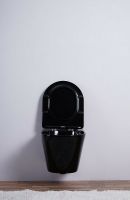 Унитаз Esbano Clavel ESUPCLAVB подвесной Черный глянцевый с сиденьем Микролифт — фото 6, Унитазы