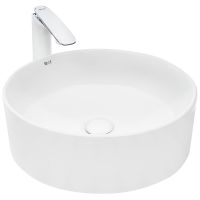 Раковина-чаша WeltWasser Elbach 3069 47 10000004565 Белый глянец — фото 1, Раковины накладные