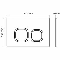 Клавиша смыва Grossman Cosmo 700.K31.02.300.300 Золото глянцевое — фото 6, Кнопки смыва