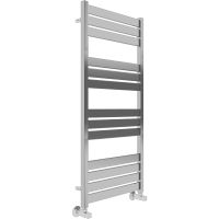 Водяной полотенцесушитель Terminus Латте П13 500х1200 4670078530714 Хром, нижнее подключение, G 1/2" ВР, с комплектом вентилей — фото 1, Водяные полотенцесушители