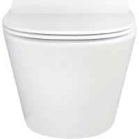 Унитаз Creo Ceramique Creo COMBO CR1100R подвесной с сиденьем Микролифт — фото 3, Унитазы