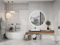 Керамическая плитка Gracia Ceramica Moonrise Grey Серый 04 010100001548 настенная 25х60 см — фото 9, Керамическая плитка