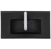 Раковина WeltWasser Deilbach 7517 70 MT-BL 10000005572 Черная матовая — фото 2, Раковины встраиваемые сверху