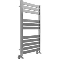 Водяной полотенцесушитель Terminus Латте П11 500х1000 4670078530707 Хром, нижнее подключение, G 1/2" ВР, с комплектом вентилей — фото 1, Водяные полотенцесушители