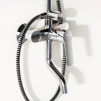 Душевая система Damixa Jupiter Хром арт-977740000 — фото 4, Душевые стойки